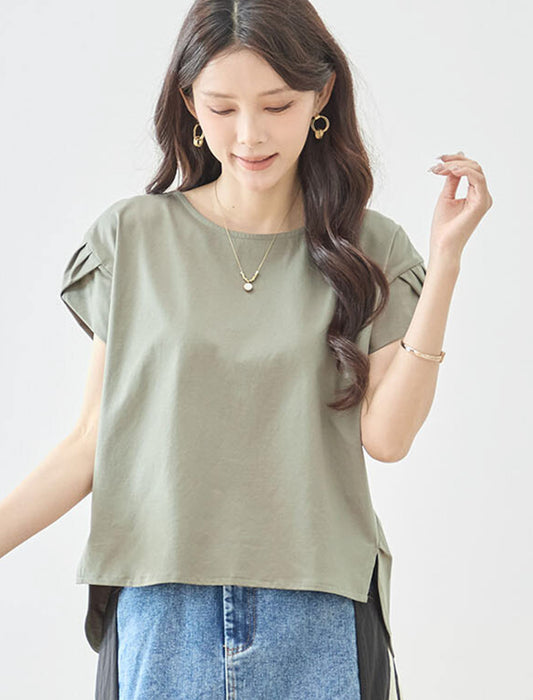 タックデザインTシャツ