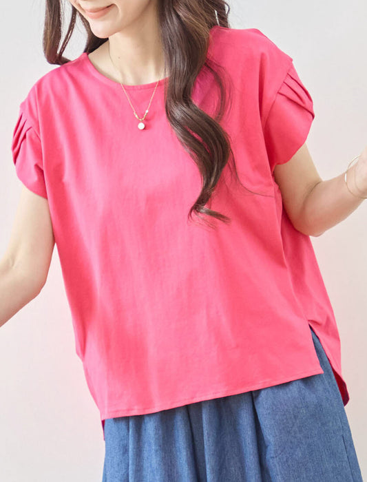 タックデザインTシャツ