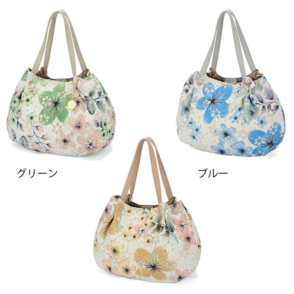 ゾリナー＞フラワーデザイン・バルーントートバッグ | Northmall