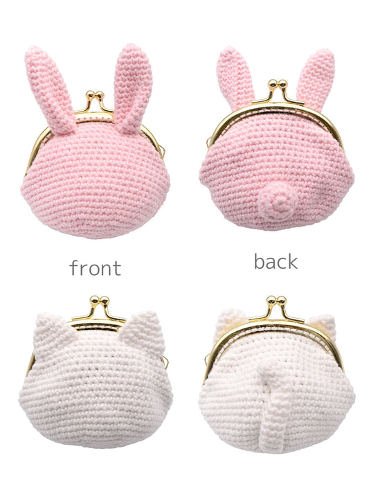 ももうさ・しろねこ がまぐちキット