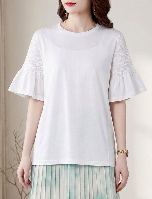 シルケット天竺シャーリング刺繍PO