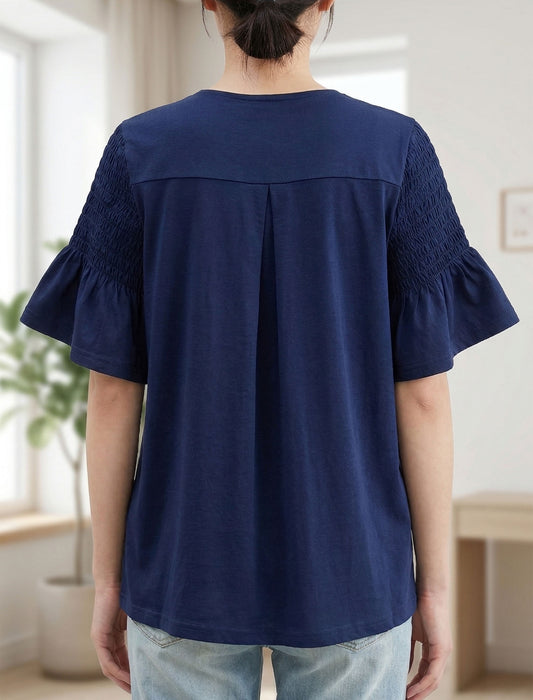 シルケット天竺シャーリング刺繍PO