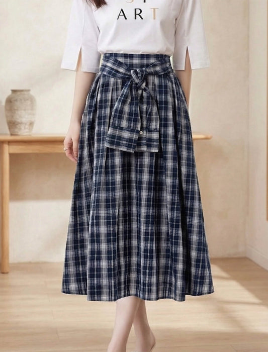 ノットシャツディテールスカート