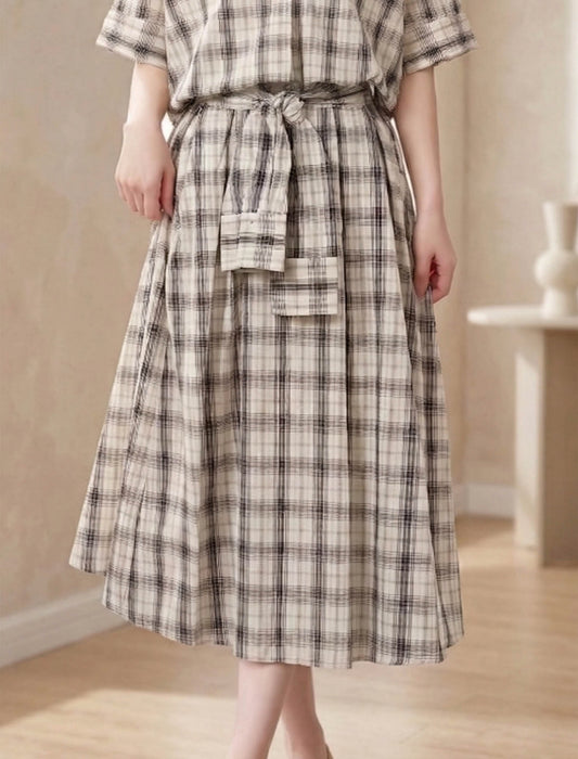 ノットシャツディテールスカート