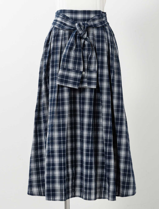 ノットシャツディテールスカート