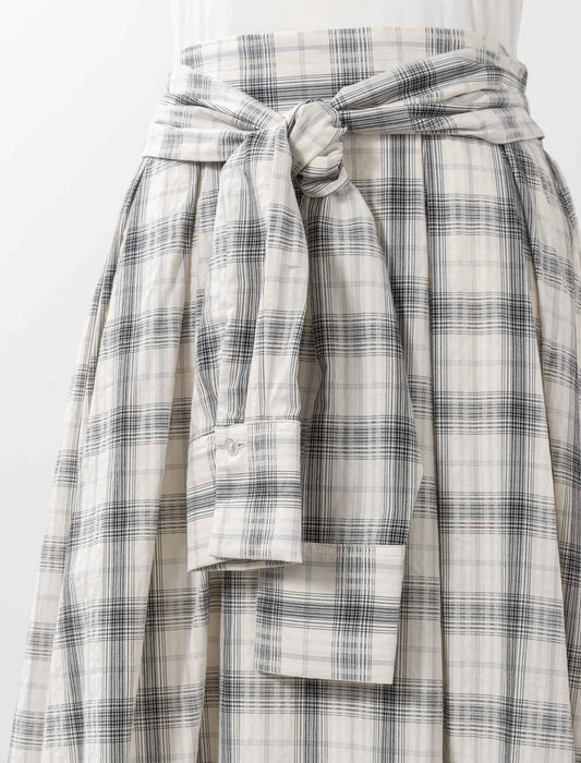 ノットシャツディテールスカート