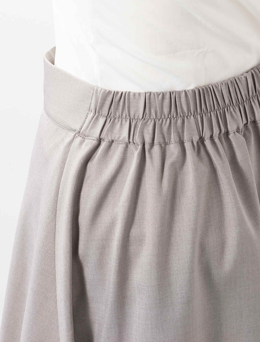 プリーツレイヤーアシメスカート