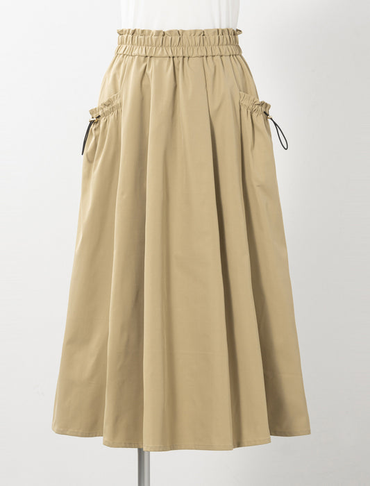 ドロストポケットボリュームスカート