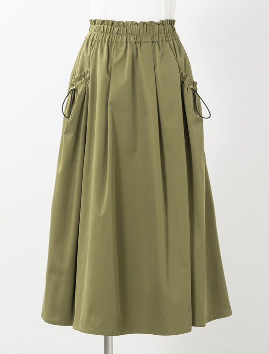 ドロストポケットボリュームスカート