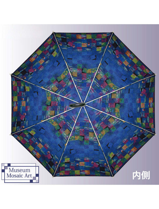 晴雨兼用名画折りたたみ傘【モネ・睡蓮】