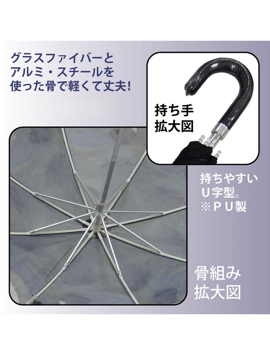 晴雨兼用名画折りたたみ傘【モネ・睡蓮】