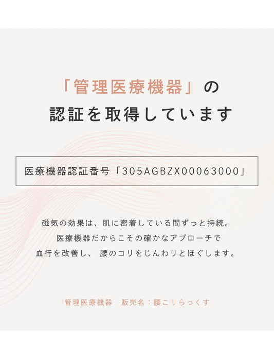 ピップエレキバンコラボ【管理医療機器】腰こりらっくすLUXE ペアショーツ
