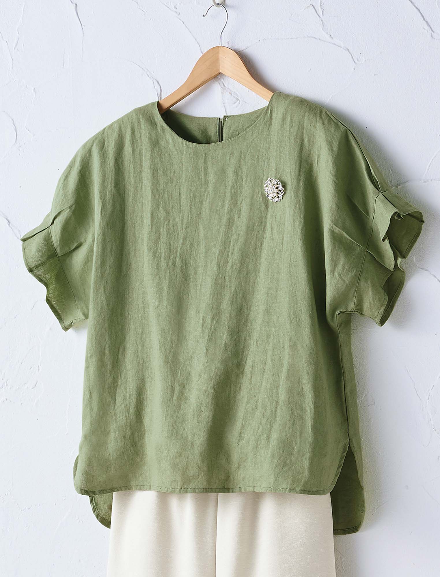 【新品】ちちぶや　麻100% ブラウス　定価280000 和モダン　和風 受注】麻100％ゆったりドルマンブラウス | Northmall（ノースモール