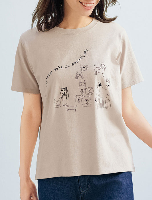 【受注】ワンちゃんプリントTシャツ