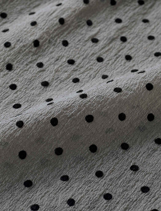 【受注】フロッキードット柄シアースカート