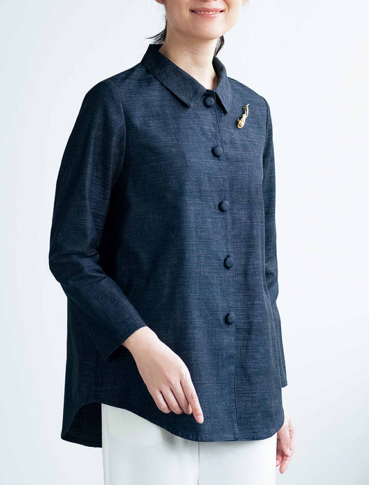 【受注】「三河木綿」シャツジャケット