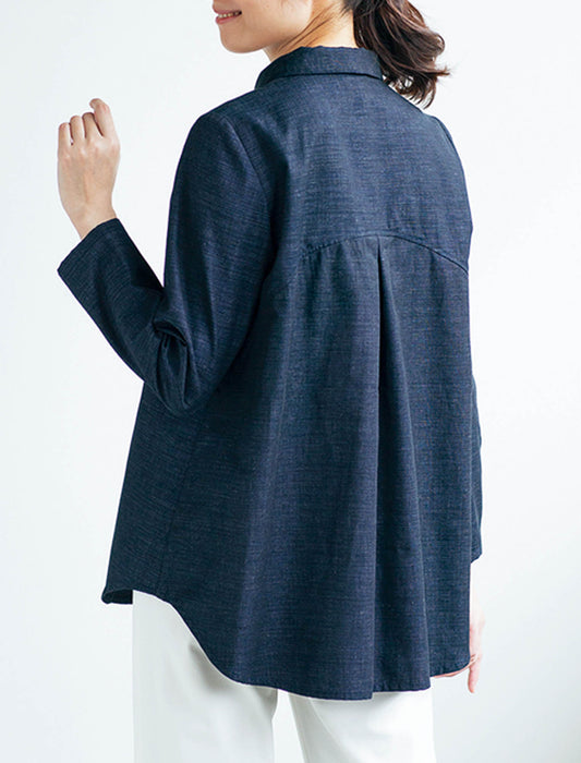 【受注】「三河木綿」シャツジャケット