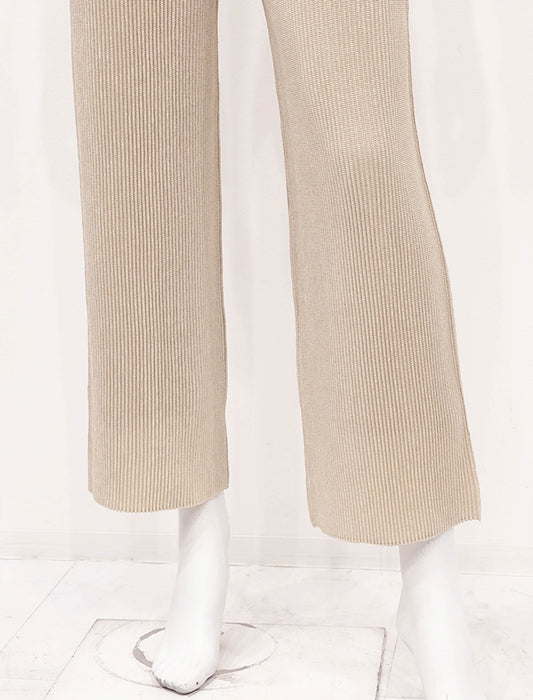 ＜SPECCHIO＞シャトルプリーツ ストレートパンツ