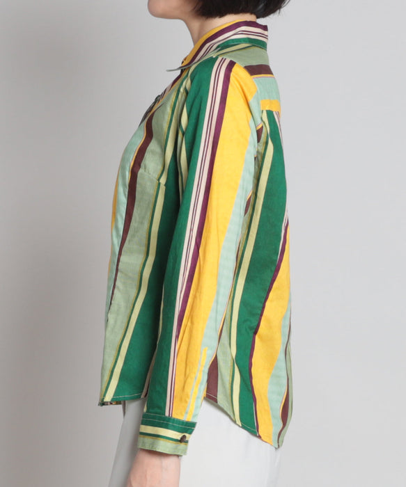 SALE リバティ　タナローン　襟付きVネックブラウス　トープ Amazon.co.jp: [SPAN] 923 日本製 Liberty リバティ フリル襟