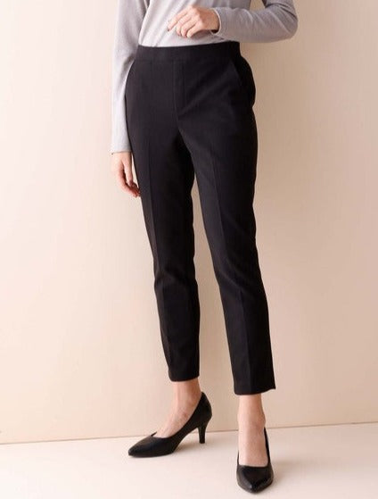 フラノ調ニットテーパレイトパンツ